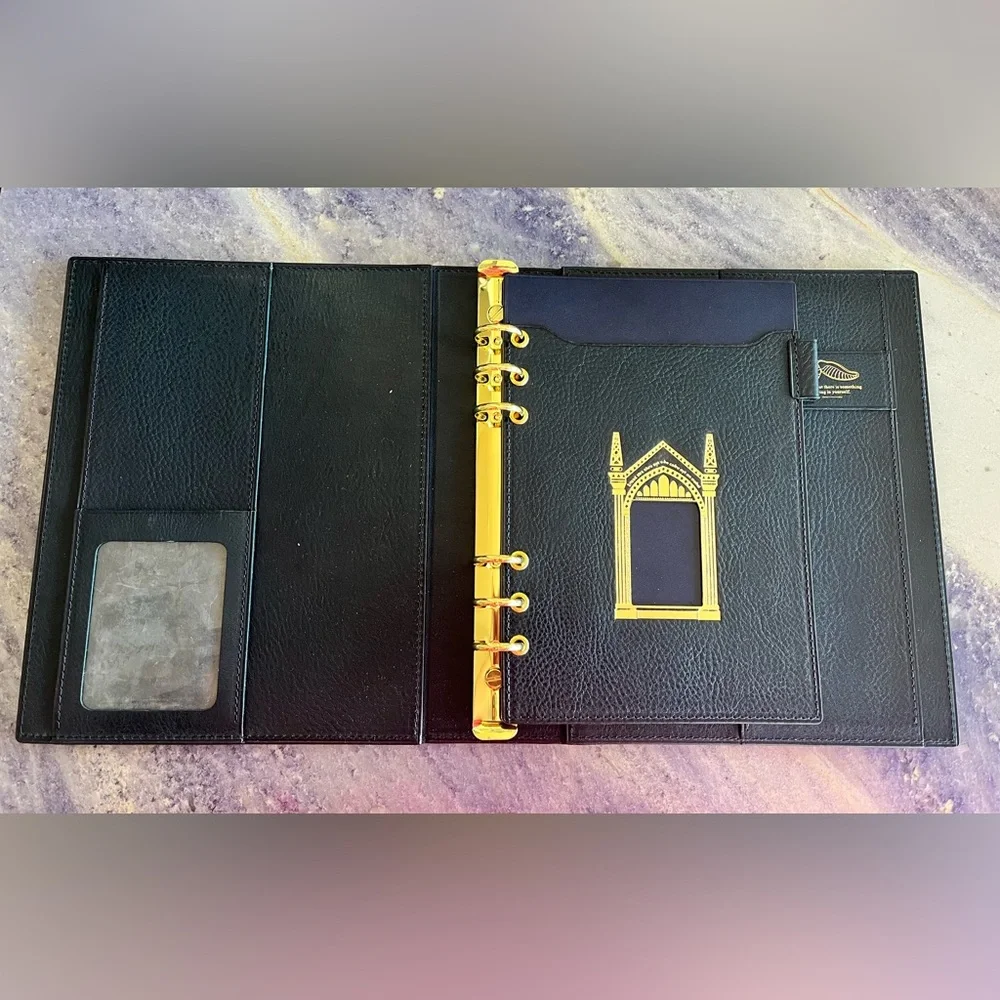 A5 Ring Planner Ravenclaw Inspired Hogwarts House Agenda Organizer Leather New